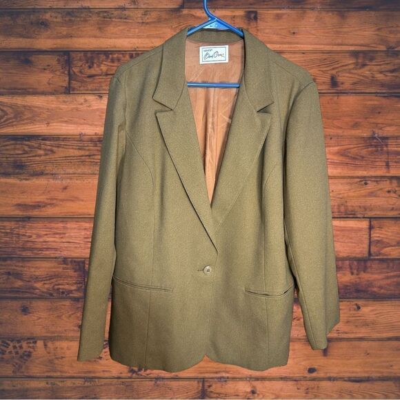 RARE Vintage Levi's Men's Tan Blazer Size 42 - Picture 1 of 5